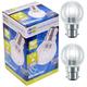 Long Life Lamp Company Halogen-Energiesparlampen, klein, Golfballform, 10er-Pack, glas, warmweiß, 42 W, B22 42 watts