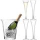 LSA International 200 ml Bar Champagner-Set, transparent