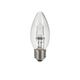 Bulk Hardware BH02393 Eco-Halogen Energiespar-Kerze, dimmbare Glühbirne, 28 W, Edisonsockel, Weiß, 5 Stück