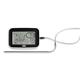 ADE BBQ 1408 Funk-Bratenthermometer. Digitales Grill-Thermometer mit Touch-Display, Funkempfänger, Messgabel aus Edelstahl. Elektronisches Ofenthermometer für den perfekten Garpunkt. Inkl. Batterien