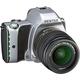 Pentax K-S1 SLR-Digitalkamera (20 Megapixel, 7,6 cm (3 Zoll) TFT Farb-LCD-Display, ultrakompaktes Gehäuse, Anti-Moiré-Funktion, Full-HD-Video, Wi-Fi, HDMI) Kit inkl. DAL 18-55 Objektiv moon silver