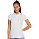 Tommy Hilfiger Damen New Chiara STR PQ Polo SS Poloshirts Poloshirt, Weiß (Classic White 100), 38 (M)