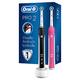 Oral-B PRO 2 2950N Doppelpack Elektrische Zahnbürste/Electric Toothbrush mit visueller Andruckkontrolle für extra Zahnfleischschutz, 2 Modi inkl. Sensitiv, Timer, 2 Aufsteckbürsten, schwarz & pink