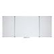 Whiteboard-Klapptafel kunststoffbeschichtet »6458284«, 300 x 100 cm weiß, MAUL