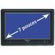 Phonocar VM173 LCD-Display für Armaturenbrett/Kopfstütze, 7 Zoll (17,8 cm), Schwarz