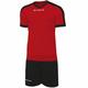 Givova Kit Revolution Fußball Trikot mit Shorts rot schwarz