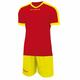 Givova Kit Revolution Fußball Trikot mit Shorts rot gelb