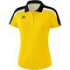 ERIMA Damen Poloshirt Poloshirt, gelb/schwarz/weiß, 34, 1111838