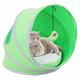 Pawise 28570 Spielzelt für Katzen Katzenzelt Katzenspielhaus Pop-Up Play Tent
