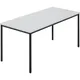 Table rectangulaire, tube carré plastifié, l x p 1500 x 800 mm, gris / anthracite