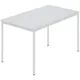 Table rectangulaire, tube rond plastifié, l x p 1200 x 800 mm, gris / gris