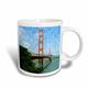 3dRose Golden Gate Bridge Impressionismus Tasse, Keramik, Mehrfarbig, 10,2 x 7,62 x 9,52 cm