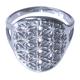 Saraswati Unisex -Statement-Ringe 925 Sterling Silber AS720