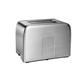 MEDION Edelstahl-Toaster (870 Watt, Aufwärm-, Auftau- und Stopptaste, Bräunungsgrad-Regler, Edelstahlgehäuse) MD 16232, silber
