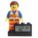 LEGO Movie 2 9003967 Emmet Kids Minifigur beleuchteter Wecker