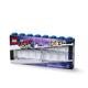 LEGO Movie 2 Minifiguren-Schaukasten für 16 Minifiguren, Stapelbare Wand- oder Tischbox, Blau