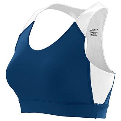 Augusta Sportswear Women's All Sport Sports Bra S Navy/White