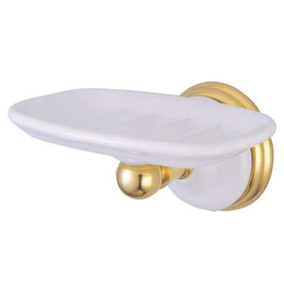 Victorian Hot Springs Soap Dish Finish: Polished Brass