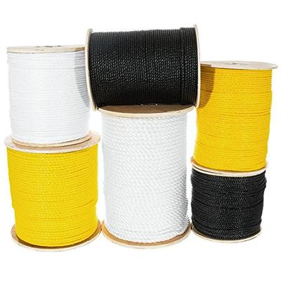 GOLBERG Twisted Polypropylene Rope (1/4, 5/16, 3/8, 1/2, 5/8, 3/4) - Moisture, Chemical, Oil, Rot Re