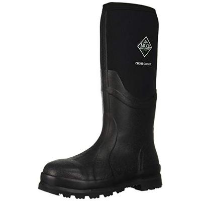 Muck Boot Company Men's Chore Cool Steel Toe Socks, Black, Size 7