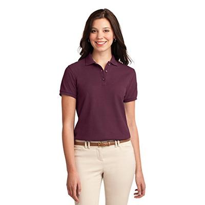 Port Authority Women's Silk Touch Polo 5XL Maroon