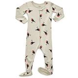 Leveret Birds Footed Sleeper Pajama 100% Cotton (3-6 Months) screenshot. Sleepwear directory of Clothes.