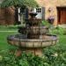 Regal 33" High 3-Tier Traditional Outdoor Garden Fountain