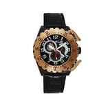 Equipe Paddle Men's Chronograph Leather Strap Watch with Day/Date, Rose Gold/Black, Standard screenshot. Watches directory of Jewelry.