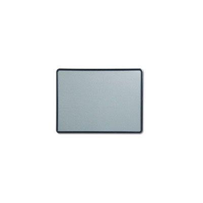 Quartet 7694BE Fabric Covered Tack Board, 48"x36", Light Blue/Navy Frame