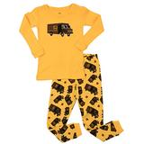 Leveret UPS Truck Kids & Toddler Pajamas Boys Girls 2 Piece Pjs Set 100% Cotton (Yellow, 14 Years) screenshot. Sleepwear directory of Clothes.