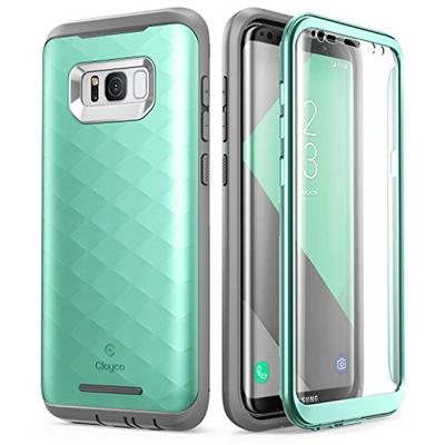Galaxy S8+ Plus Case, Clayco [Hera Series] Full-body Rugged Case with Built-in Screen Protector for