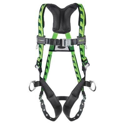 Miller Titan by Honeywell AC-QC/UGN AirCore Full Body Harness, Large/X-Large, Green