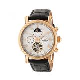 Heritor Automatic Men's 'Winston Semi-Skeleton' Jeweled Automatic Movement 316L Surgical-Quality Sta screenshot. Watches directory of Jewelry.