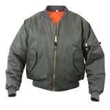 Rothco MA-1 Flight Jacket, 2XL, Sage Green screenshot. Men's Jackets & Coats directory of Men's Clothing.