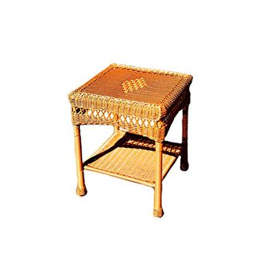 Tortuga Portside Patio End Table in Amber