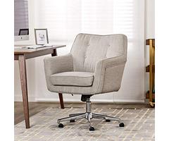 Serta Ashland Home Office Chair, Light Gray