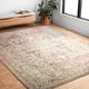 Brown 113 x 0.25 in Area Rug - World Menagerie Fuhrman Oriental Taupe Area Rug Polyester/Viscose | 113 W x 0.25 D in | Wayfair