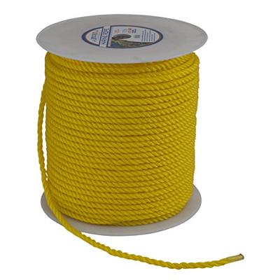 Sea Dog 301210600YW Twisted Polypropylene Rope Spool, 3/8" x 600'