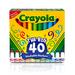 Crayola 587861A000 Ultra-Clean Washable Broad Line Markers, 40 Classic Colors Non-Toxic Art Tools fo
