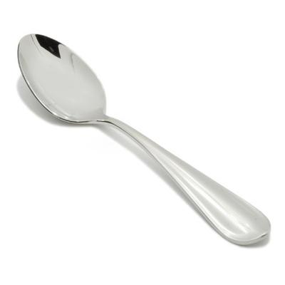 Fortessa Forge 18/10 Stainless Steel Flatware Serving Spoon, 10-Inch