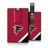 Atlanta Falcons Diagonal Stripe Credit Card USB Drive
