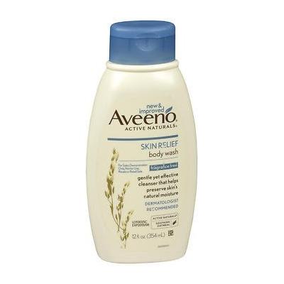 Aveeno Active Naturals - Skin Relief Body Wash - Fragrance Free - Net Wt. 12 FL OZ (354 mL) Per Bott