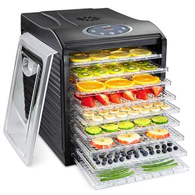 Ivation 9 Tray Premium Electric Food Dehydrator Machine - 600w - Digital Timer & Temperature Control