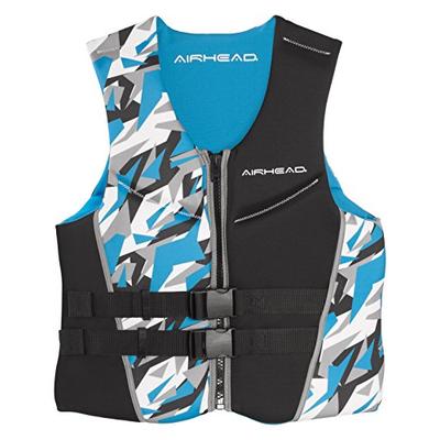 AIRHEAD CAMO COOL Men's Kwik-Dry Neolite Flex Vest, Blue