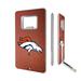 Denver Broncos Football Credit Card USB Drive & Bottle Opener