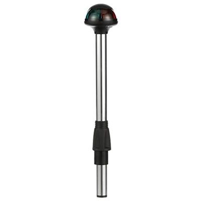 attwood 5092-10-7 Pulsar Bi-Color 10-Inch Marine Boat Pole Light with 2-Pin Mounting Base