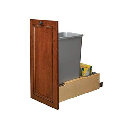 Rev-A-Shelf 50 Quart Pullout Waste Container Natural