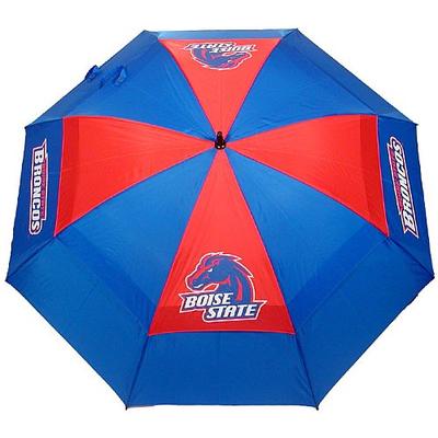 Team Golf NCAA Boise State Broncos 62" Golf Umbrella with Protective Sheath, Double Canopy Wind Prot