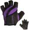 Contraband Pink Label 5437 EXTREME Grip Weight Lifting Gloves w/Rubber Padded Palm (Purple, Medium)