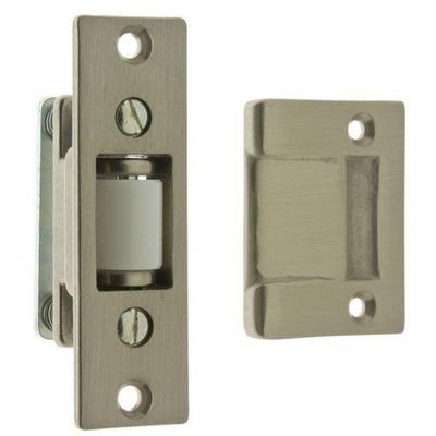 Idh by St. Simons 12017-015 Solid Brass Heavy Duty Silent Roller Latch with Adjustable Square Strike